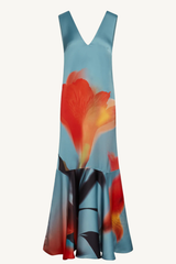 isah dress - fire petal