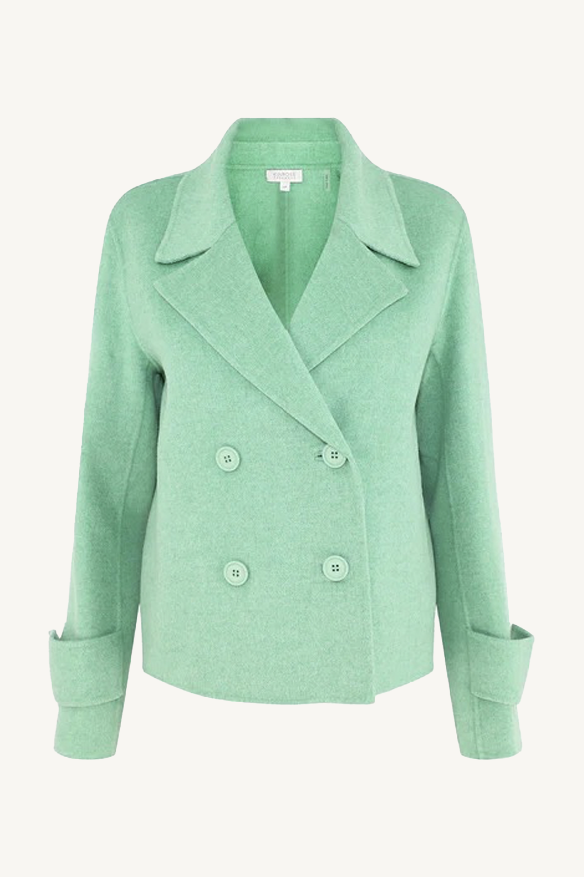 short trench coat - jade