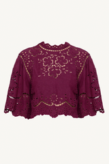 lula embroidery top - jam