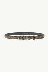 jane belt - brown snakeskin