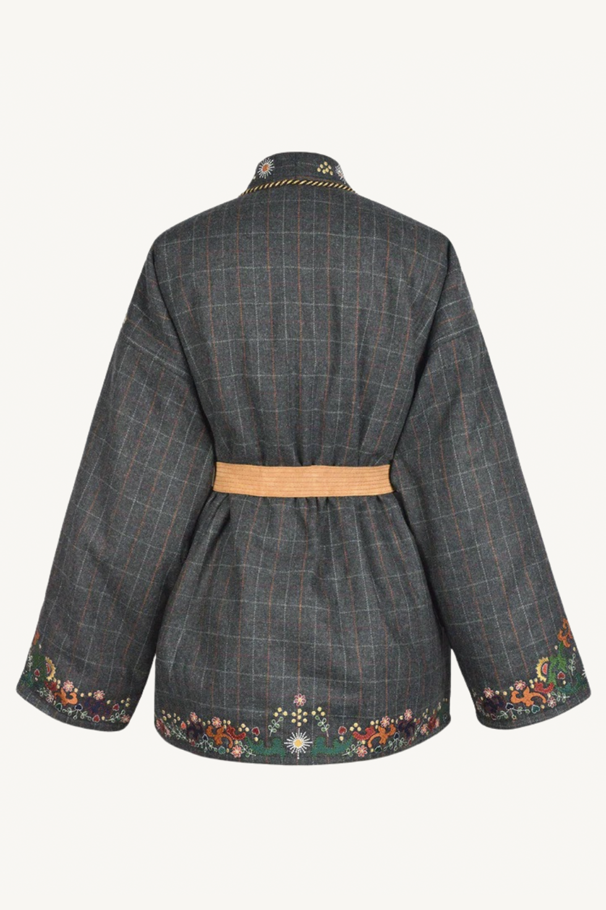 arabesque kimono - grey