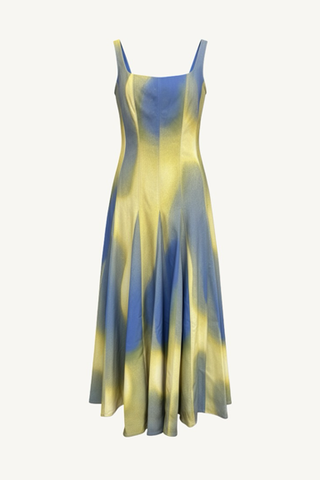 lara midi dress - golden hour twilight