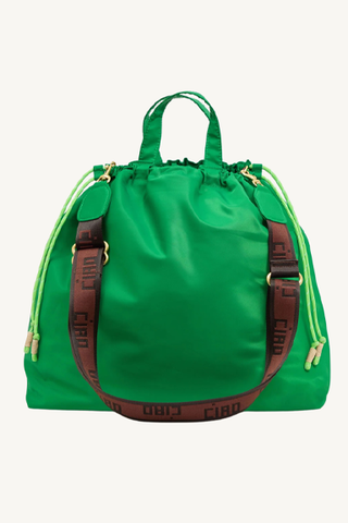 sac tout - recycled nylon twill fern
