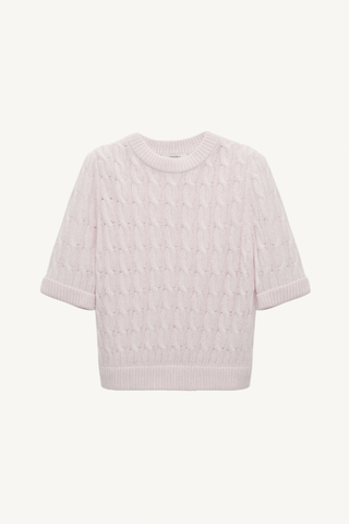 sheer softness pullover - light rose