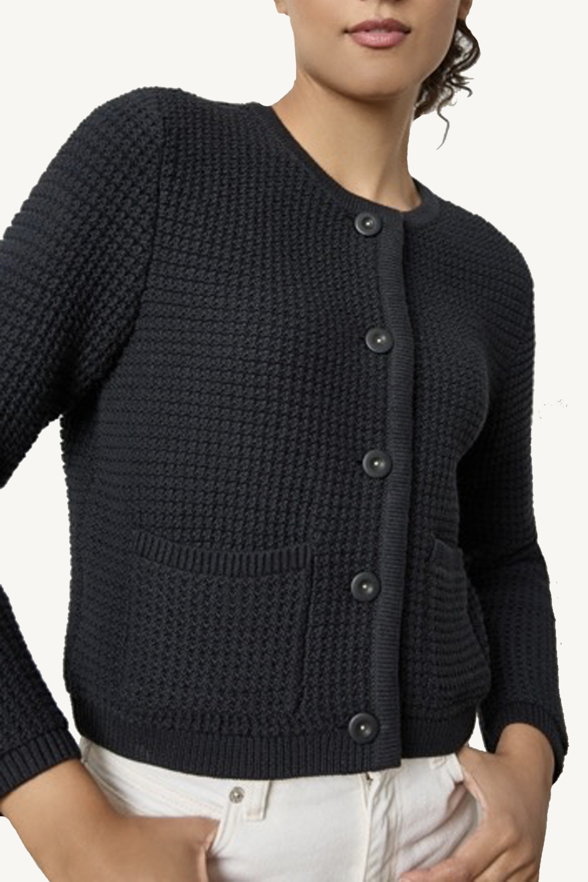 jackie cardigan - black