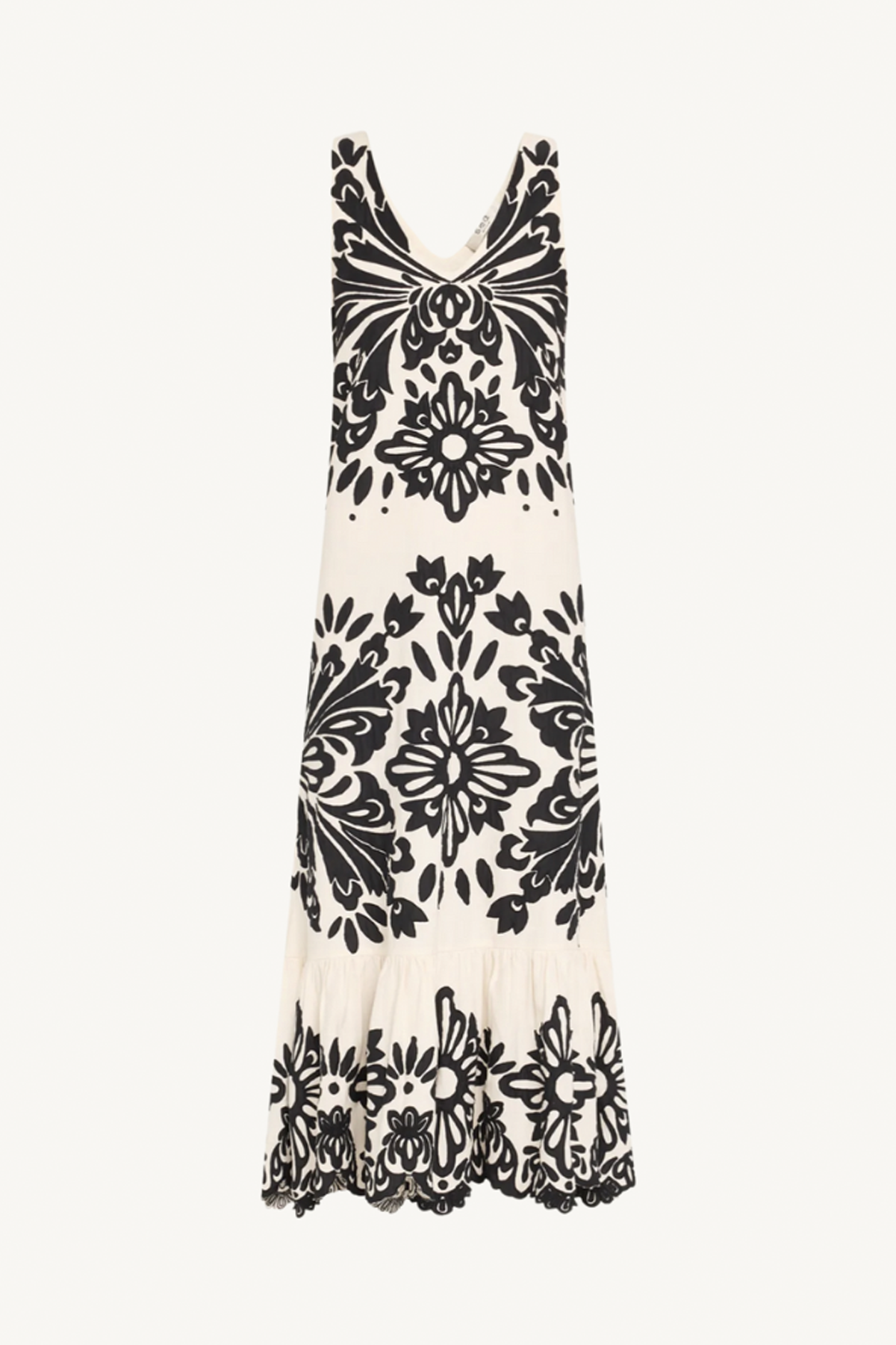 liliana maxi tank dress - black