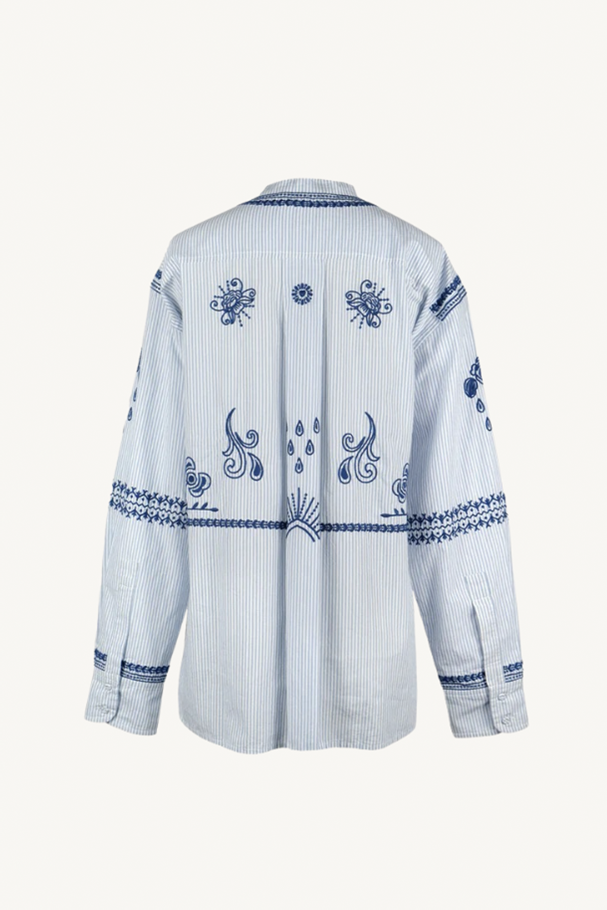 lion shirt - blue oxford