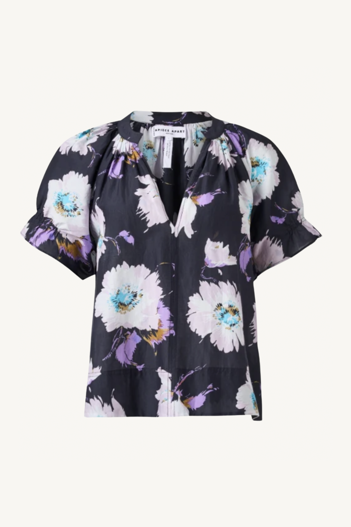 lo capo top - senna floral navy
