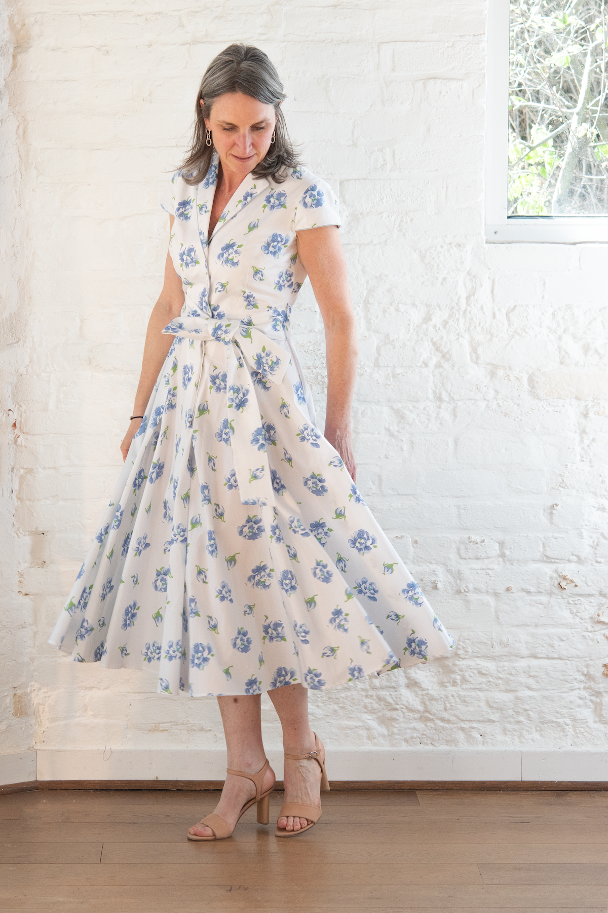 zoe dress - floating nature