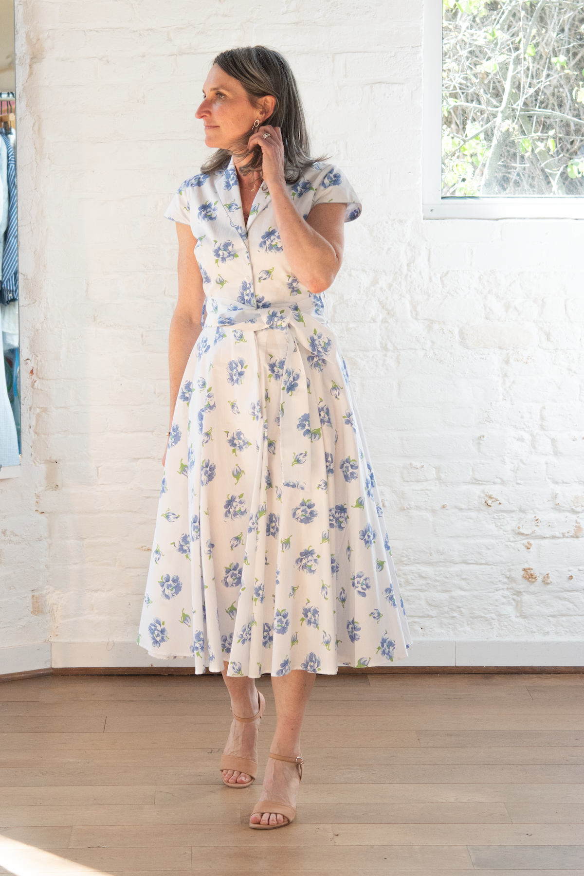 zoe dress - floating nature