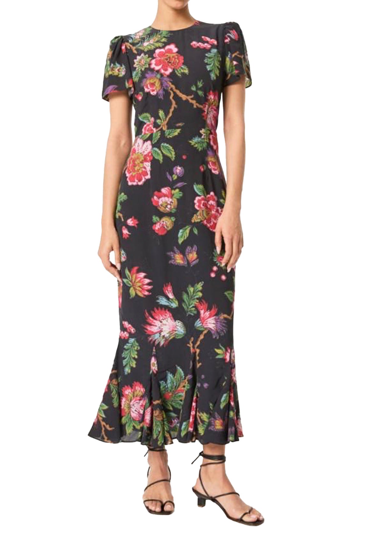 lulani dress - ink morlaix print