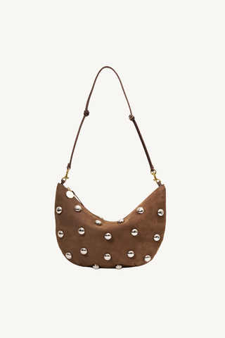 lune bag - choco bar w/studs