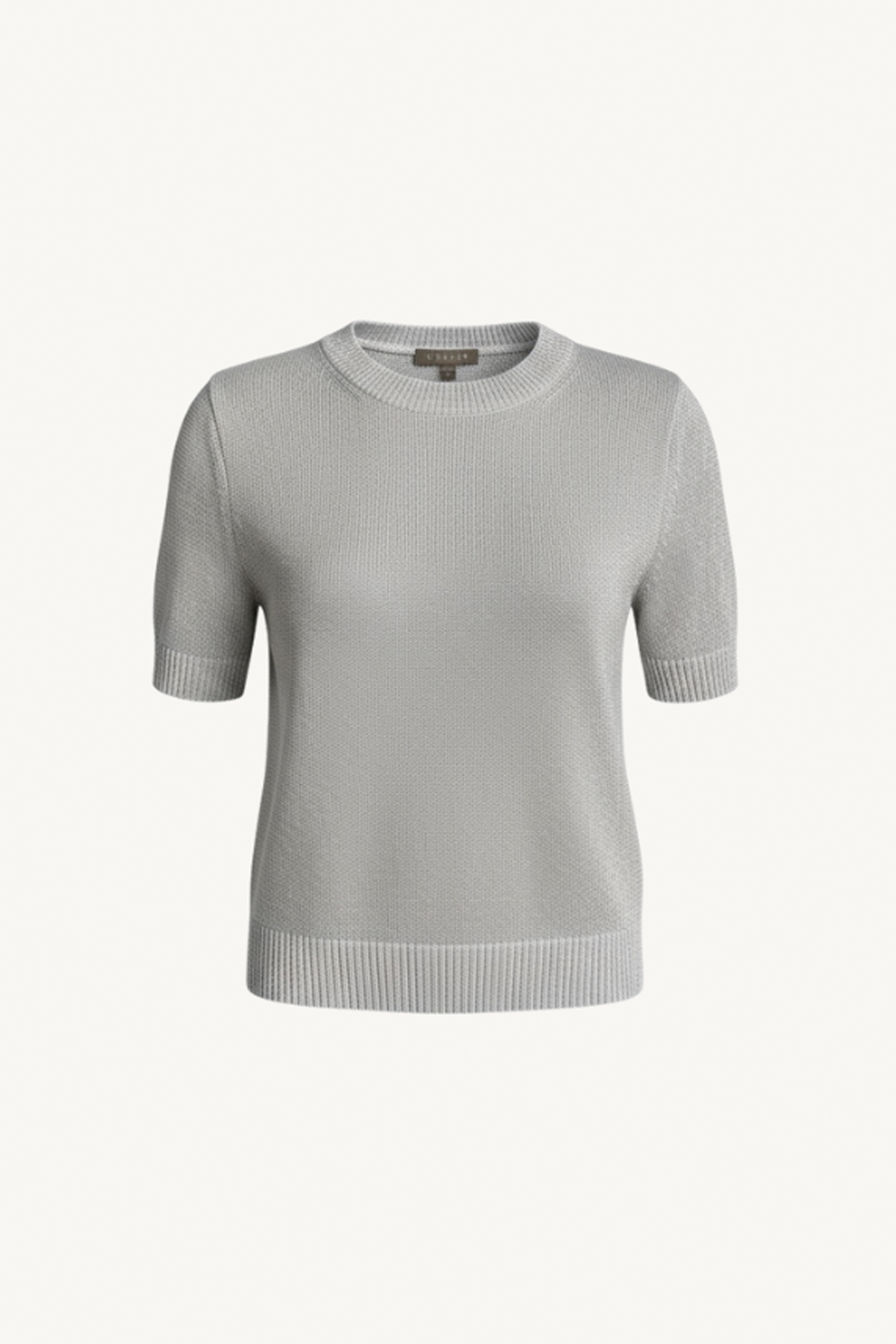 short sleeve sparkle sweater - mist sparkle