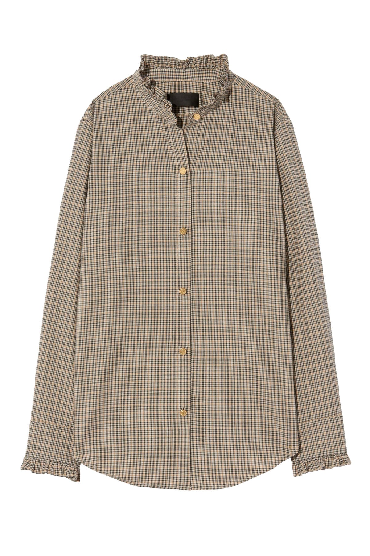 lydia shirt - honey check