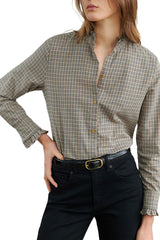 lydia shirt - honey check