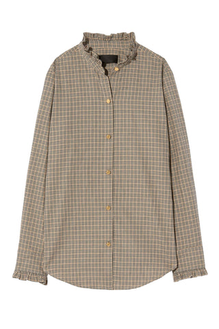 lydia shirt - honey check