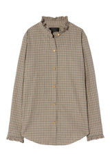 lydia shirt - honey check