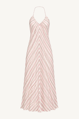 maggie dress - dusty pink stripe