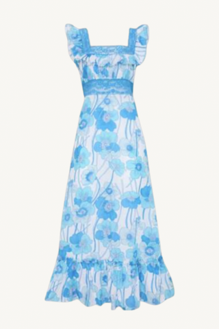 margherita dress - flowers wave