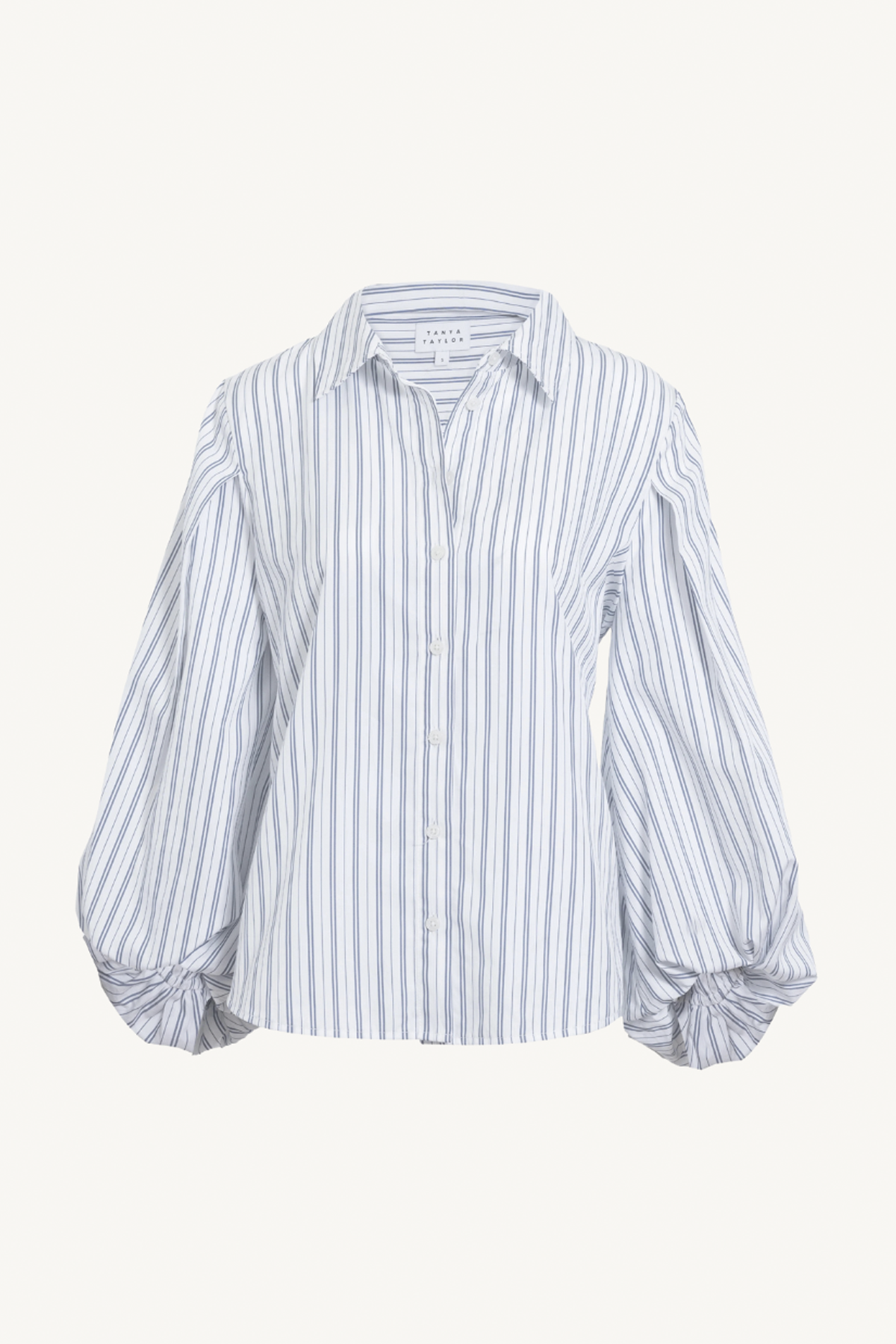 marina stripe top - white/french blue