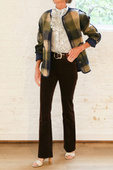 shirt carole - brown dots