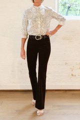 shirt carole - brown dots