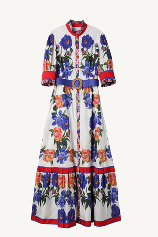 marni dress - floral candy placement