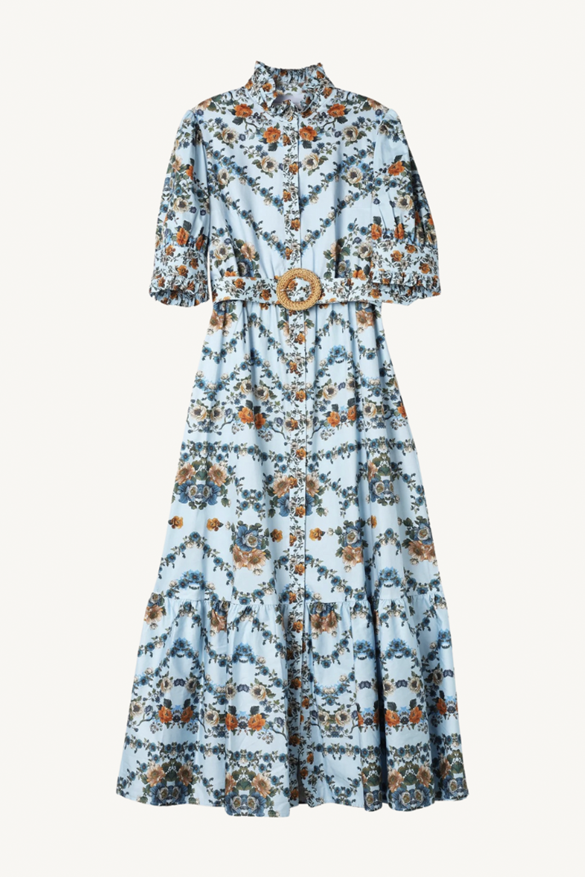 marni cotton dress - magical blossom blue placement