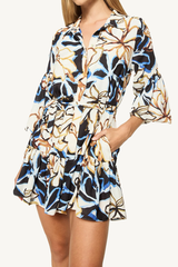 martina dress - bold blooms