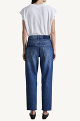 mensy mid rise jean - vintage blue wash