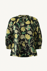 messina top - essa floral citron