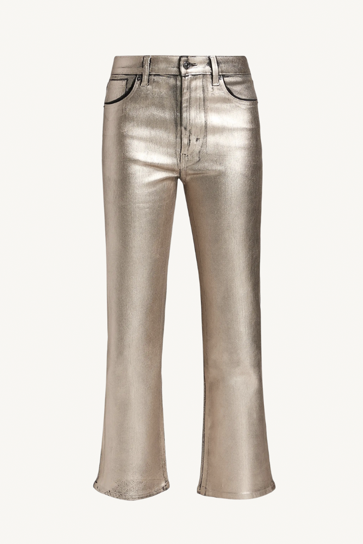 the reboot crop jean - champagne coated