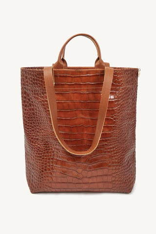 micheline tote - cuoio autumn croco