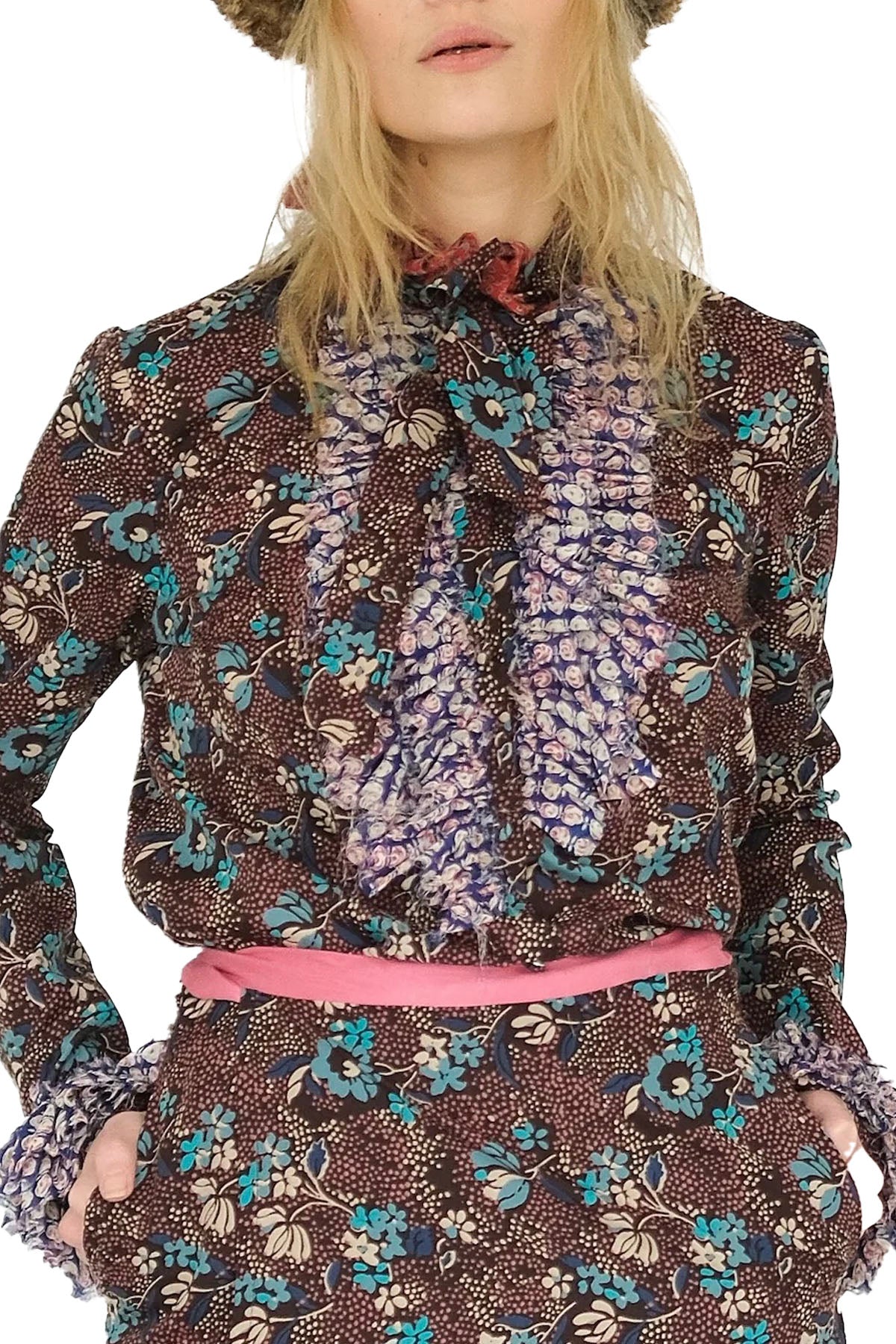 everything blouse - mixed prints