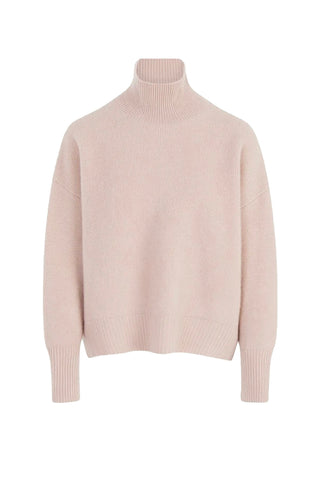 nantes cashmere sweater - dusty pink