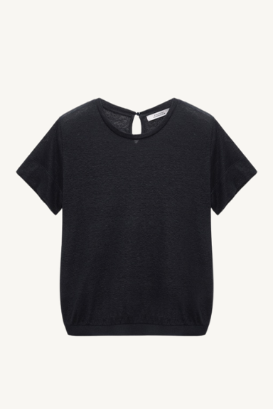 natural ease shirt - dark navy