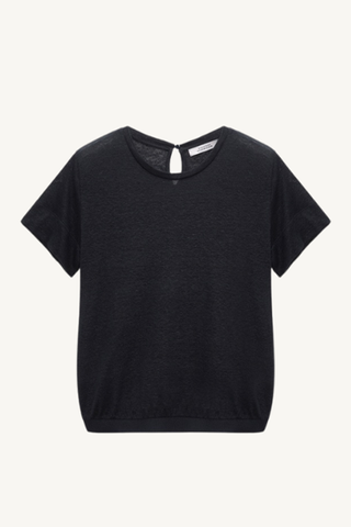 natural ease shirt - dark navy