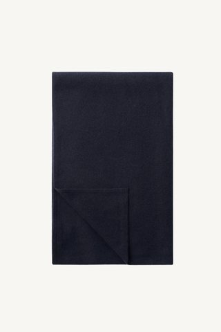 knitted scarf - navy