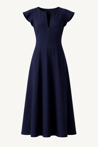 gisa zip dress - midnight