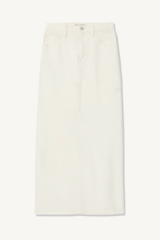 ozzy denim skirt - cream
