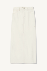 ozzy denim skirt - cream