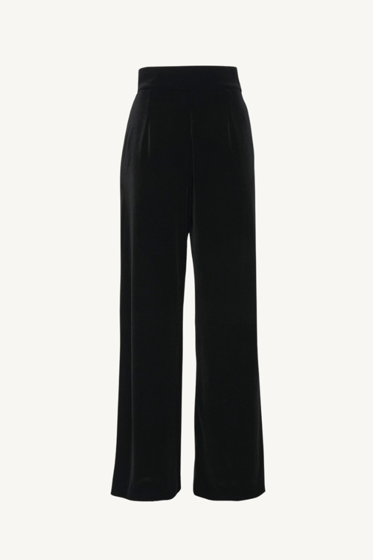 cipro palazzo trousers - accademia black velvet