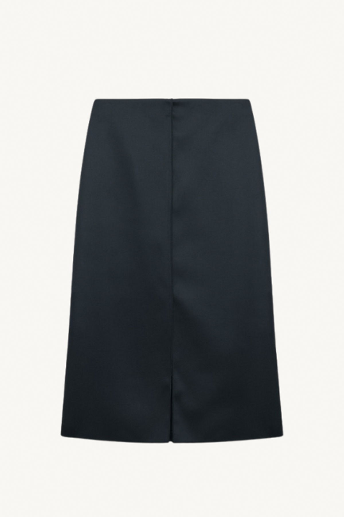 shiny statement skirt - graphite