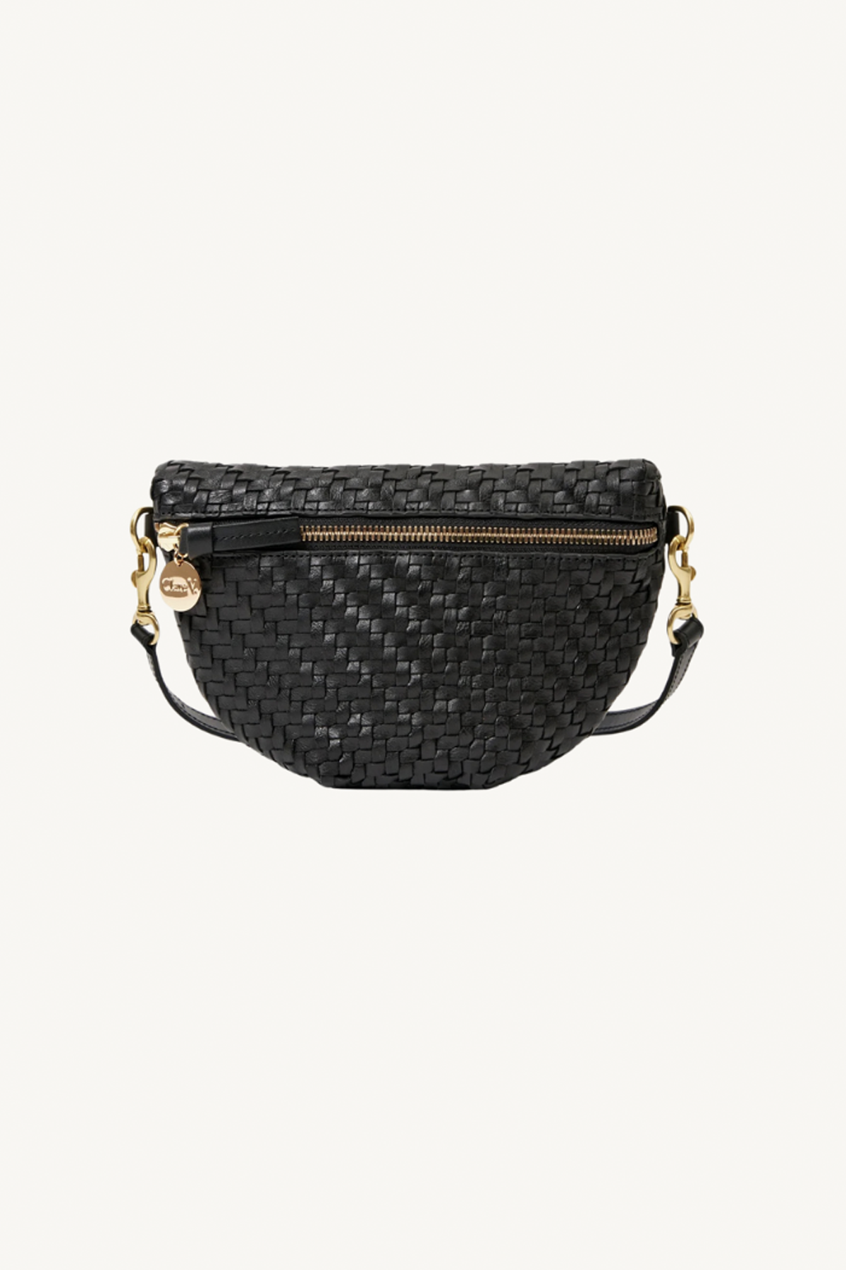 petite fanny - black woven zig zag
