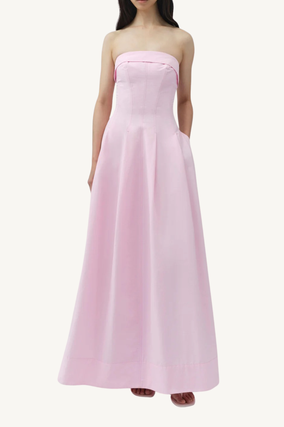 avril bustier dress - daisy
