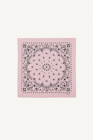 hachiko bandana scarf - rose vintage