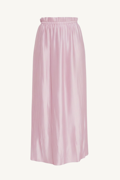plisse pull on skirt - blush