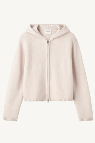 chunky hoodie - powder