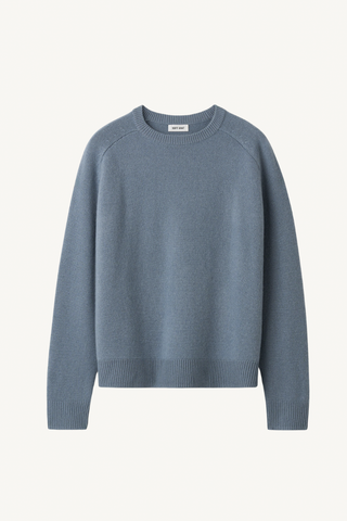 boyfriend crewneck - retro blue