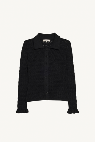 ruby knit polo - black